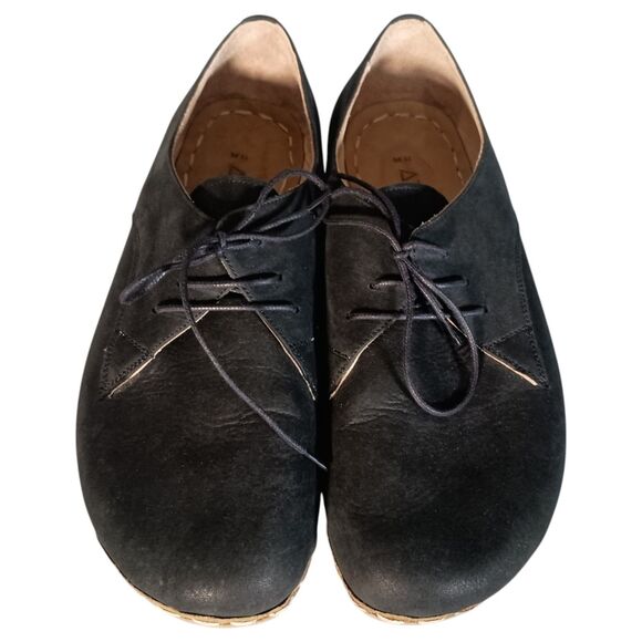 Atlantis Handmade Barefoot Casual Shoes Men\'s 11 Black Leather Lace up main image 4